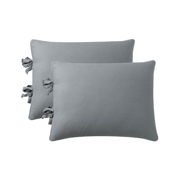 

2-pack stretch solid color pillowcase rectangle sofa pillow cover 20x26" case
