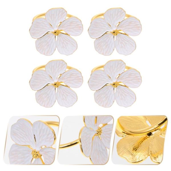 

napkin rings 4pcs buckle wedding dinner party diy decoration (assorted color)