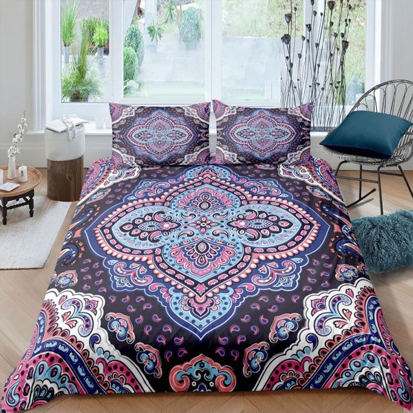 

bedding sets home living luxury 3d purple paisley set duvet cover pillowcase kids  and king eu/us/au/uk size
