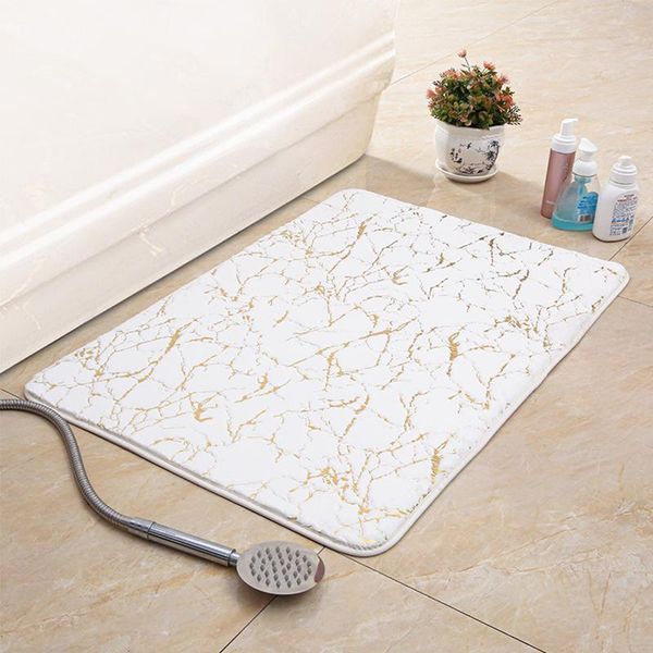 

bath mats bedroom rug solid colors floor sponge non-slip mat super absorbent shower 3 sizes 2021