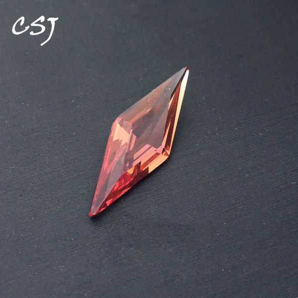 

csj created zultanite loose gemstone prismatic 10*30mm created sultanite for silver or gold diy fine jewelry gift h1015, Black