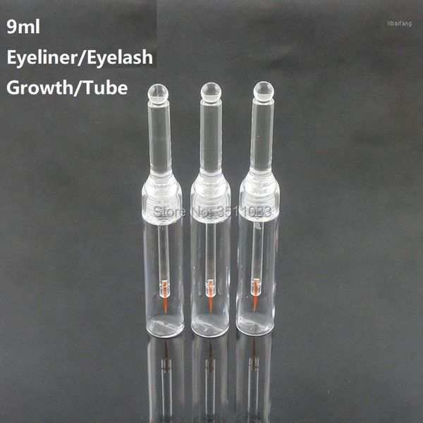 

storage bottles & jars 9ml empty cute plastic clear eyeliner liquid bottle eyelashes tube cosmetic makeup organzier container with brush plu