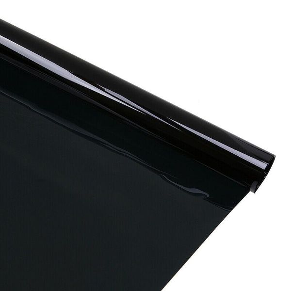

car sunshade 20 in x 10 feet window tint 50x300cm auto black limo dark pet roll