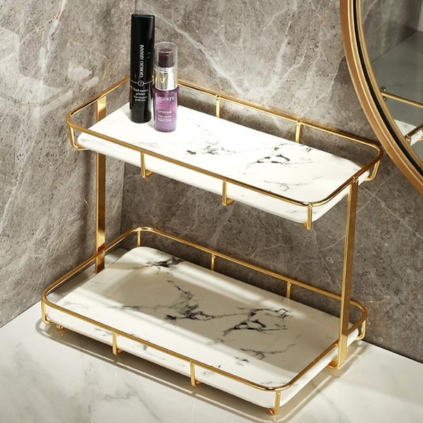 

bathroom toilet rack wash your hands and face, comb cosmetics storage box bottles & jars