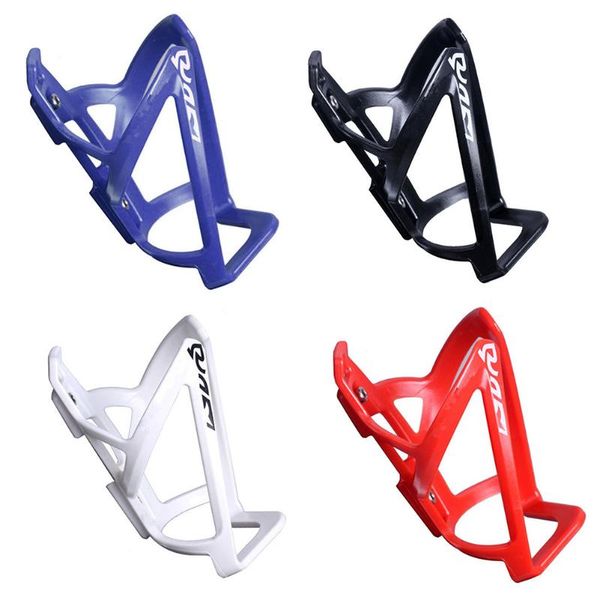 

water bottles & cages 1pc cycling bike bottle holder lightweight plastic bicycle cage durable white/black/red/blue accessories