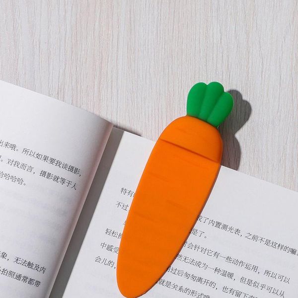 

bookmark cute kawaii carrot cartoon 3d stereo book marks for kids diy decoration gift school supplies office stationery
