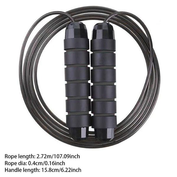 

jump ropes workout fitness training skipping rope portable gym non-slip handle home excercise speed professional adjustable length
