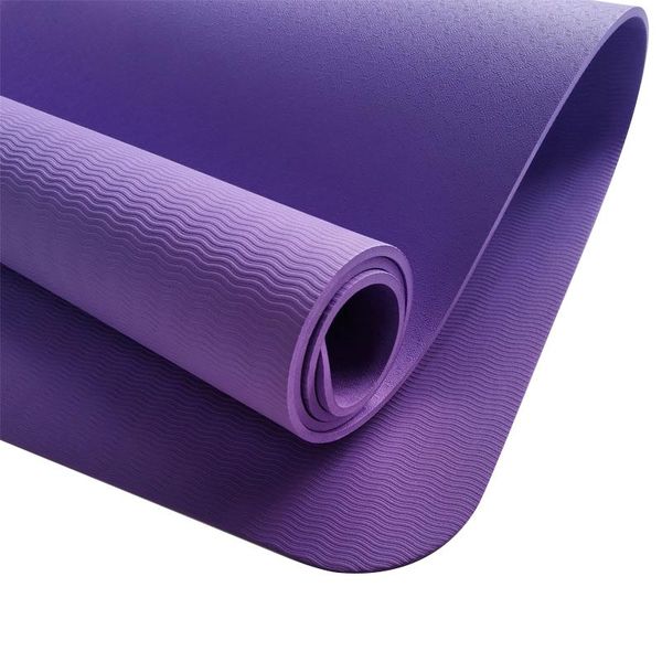 

yoga mats mat with position line non slip carpet for beginner environmental fitness gymnastics excercise 183*6*6cm