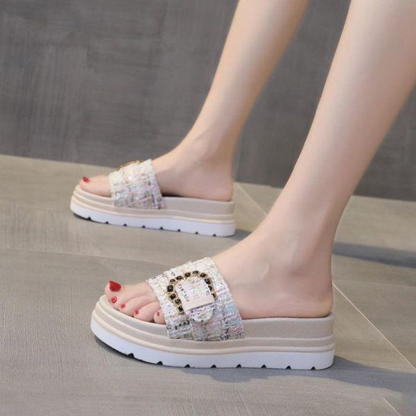 

slippers shoes women sandalias mujer, Black