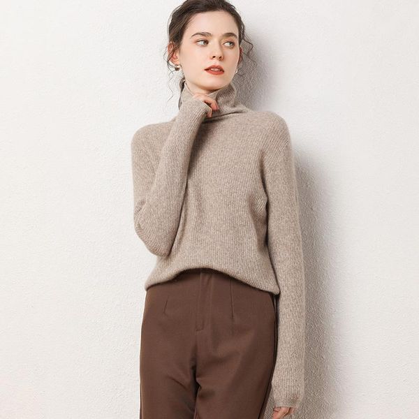 

women's sweaters cashmere sweater in autumn and winter fashion slim bottom, White;black