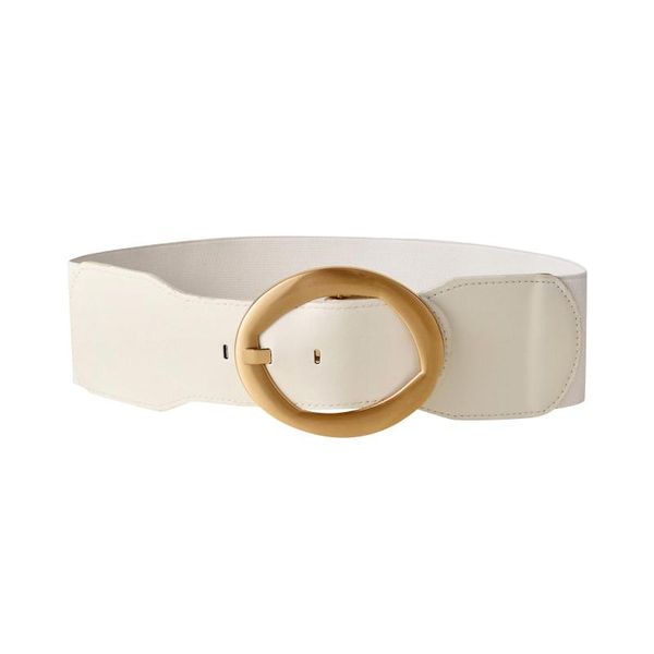 

belts ly women faux leather belt jeans for dresses with classic round buckle clothing accessories harajuku #bl2, Black;brown