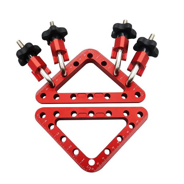 

professional hand tool sets aluminium 45/90 degrees l-shaped auxiliary fixture clip carpenter's square ruler splicing board positioning