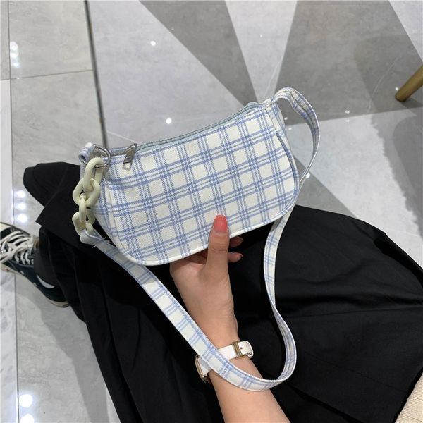 

handbag women luxurys designers bags 2021 crossbody bag ladies korean plaid under purse multi pochette louisbags_18
