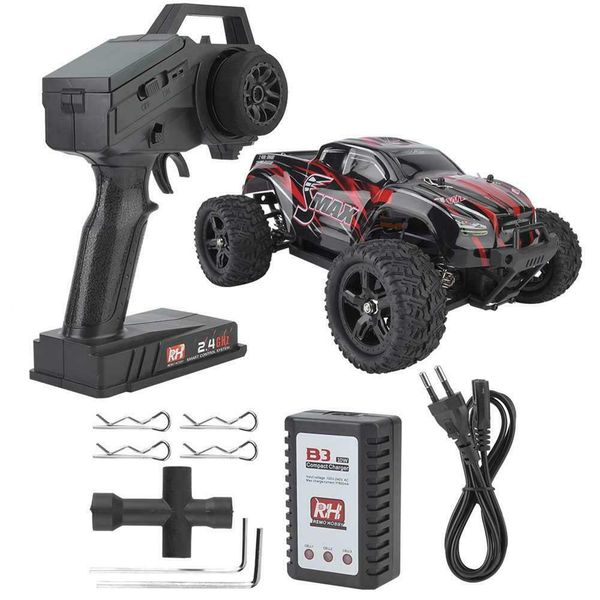 

REMO 1635 116 2.4G 4WD Radio Control Car Waterproof Brushless Motor Off Road Monster Crawler RC Car Vehicle Red Models