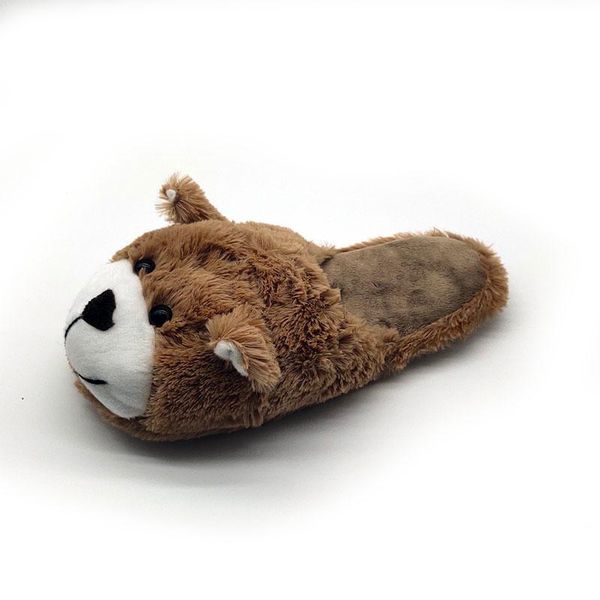 

slippers children indoor special custom warm winter lovers home thick hard bottom shoes on floor house, Black
