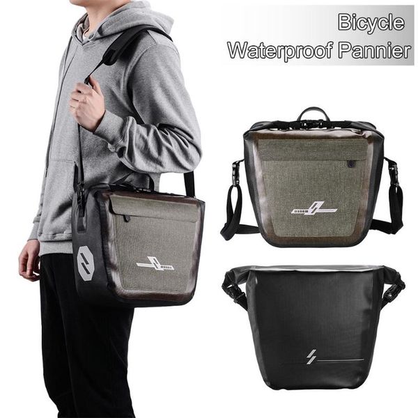 

outdoor bags 18l bike bag bicycle panniers waterproof pannier with removable strap storage package
