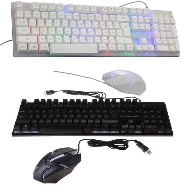 

tf200 gaming mechanical keyboard mouse set lxab keyboards