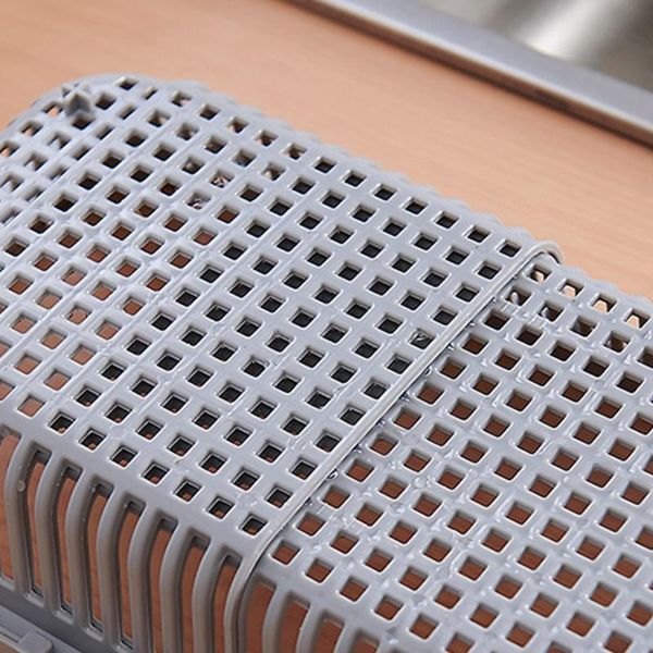

retractable kitchen sink drain basket rectangle plastic dish rack filter 94pf storage & organization