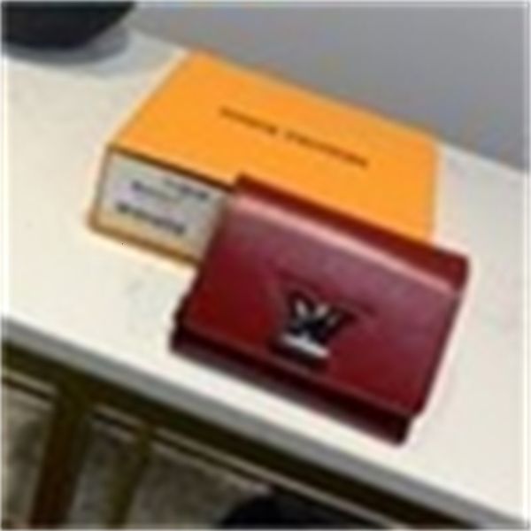 

cases brand key designer wallet luxury holders 68607 clutches real pouches leather card compact phone long purse wallets evening chain imiz, Red;black