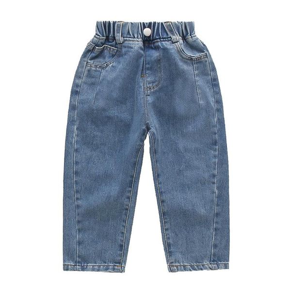 

jeans baby pants cute autumn winter children clothes toddler denim kids trousers trend casual, Blue