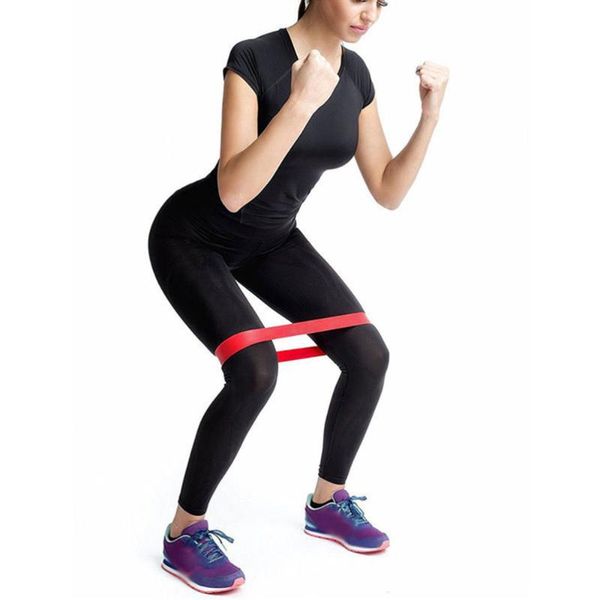 

resistance bands elastic band exercise loop home gym yoga fitness 500 * 50 0.35mm (yellow)