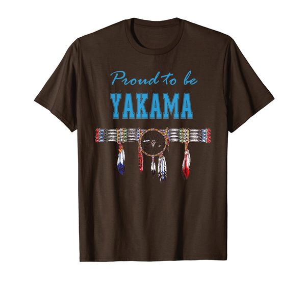 

proud to be yakama t shirt, White;black