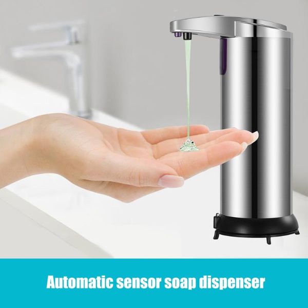 

liquid soap dispenser 250ml automatic foam dispensers bathroom smart washing hand induction touchless gel