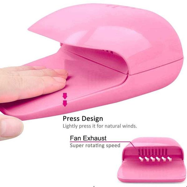 

nail dryers professional household fan dryer portable polish gel blower manicure tool