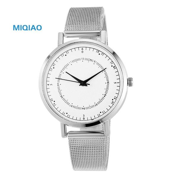 

wristwatches watches men fashion 2021 sport stainless steel band watch quartz business wristwatch anniversary gifts for husband w50, Slivery;brown