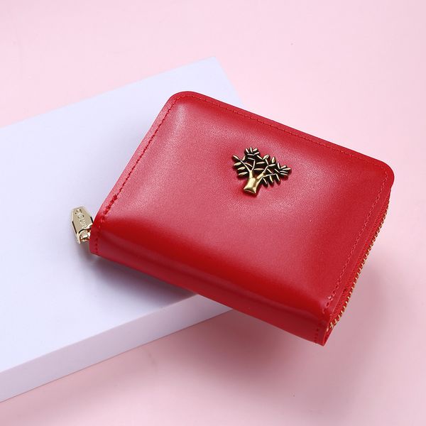

short pu student new fashion wallet zipper mini simple purse women's coin vmewk