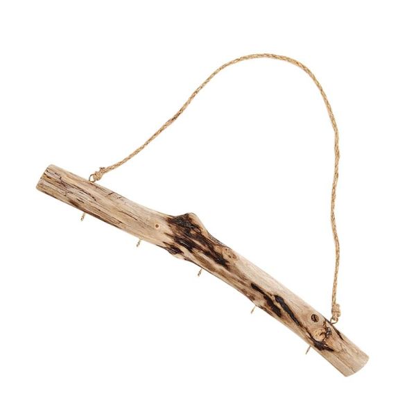 

hooks & rails 1pc wooden wall hanger jewelry hanging practical clothes hat storage holder