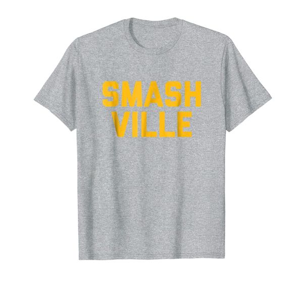 

smashville gold - nashville t-shirt, White;black