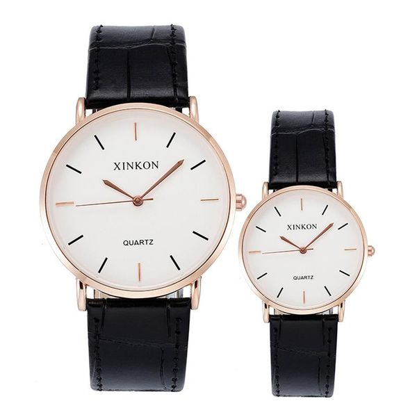 

lovers watch simple vintage small dial women watches man couple leather strap outdoor sports wrist clock gift wristwatches, Slivery;brown