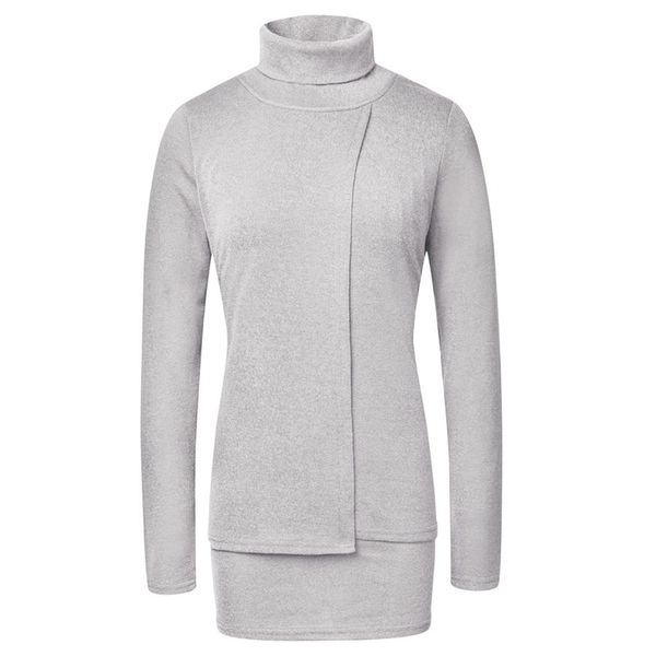 

fashion sweater fine woolen women's autumn and winter high collar slim long sleeve solid color pullover sy0070, White;black