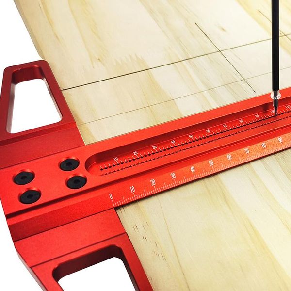 

professional hand tool sets t-hole aluminum alloy positioning metric ruler 500-760mm precision marking and t-rule woodworking measuring