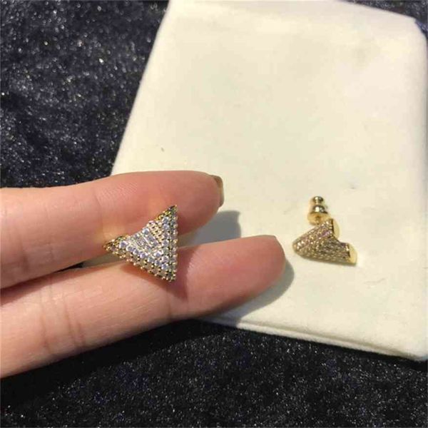 

the new designer 2021 ms stud earrings earrings with of pure w21hd, Golden