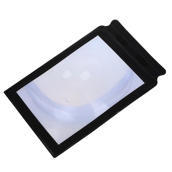 

large bookmark magnifier sheet magnifying 3x magnification--used for reading small print of spapers, magazines, books, e frames