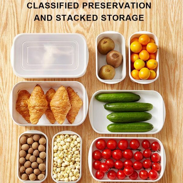 

kitchen storage & organization food box refrigerator grain sealed fresh household plastic dumpling