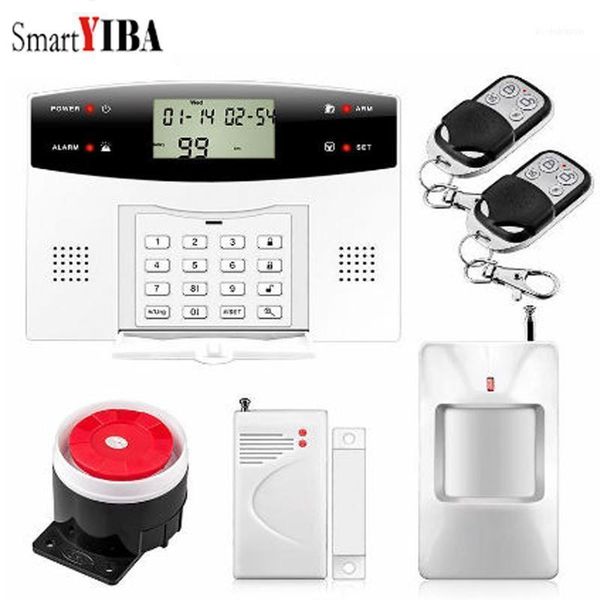 

smartyiba russian french spanish portuguese italian polish czech voice wireless wire gsm sms home security alarm intercom system11