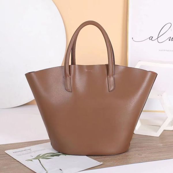 

design leather tote bag 2021 new fashion leisure handbag large capacity one shoulder cross net red son mother bag uz5l