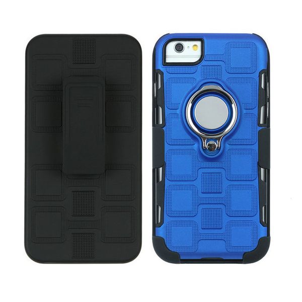 Custodia per fondina con clip da cintura in metallo Etui per custodie per iPhone 8 Custodia di lusso per iPhone 8Plus Custodia 7Plus 6Plus per iPhone 6 7 Plus