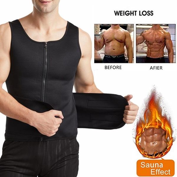 

for belly slimming belt men reducing girdles shapers back trainer lose weight reductor de abdomen body shaper neoprene waist support, Black;gray
