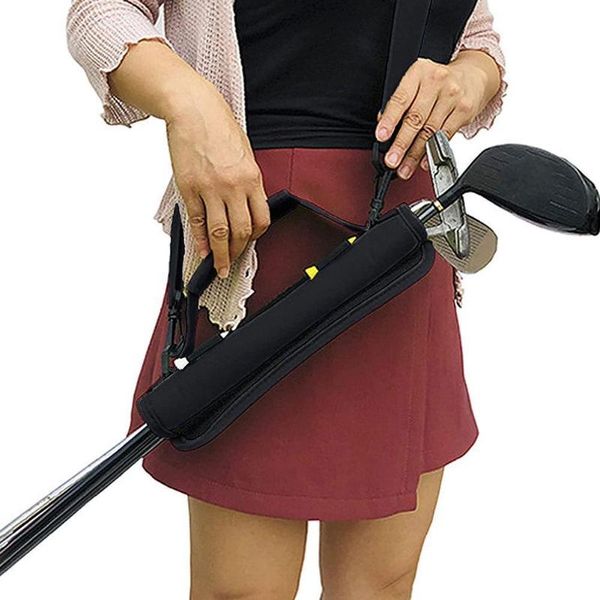 

golf bags supplies grip type practice bag portable cue green messenger