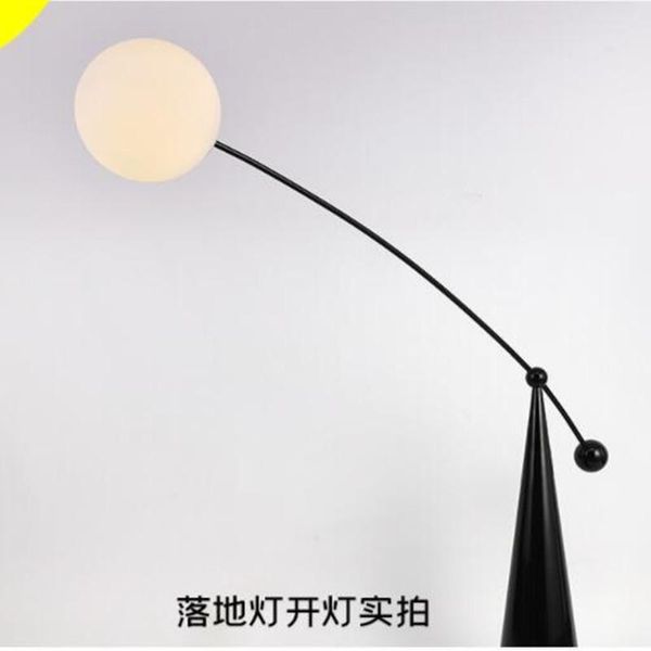 

floor lamps nordic minimalist lamp frosted glass spray paint fishing luminair for living room bedroom bedside decor led standing light