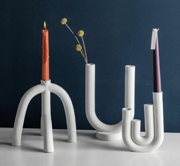 

decorative objects & figurines -selling europe ceramic candle holders art romantic table decoration props home ornaments