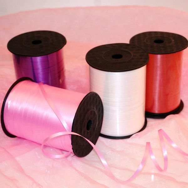 

5mm diy gifts crafts foil curling 250 yards wedding supplies balloon ribbon roll multi color birthday party decorations decoration