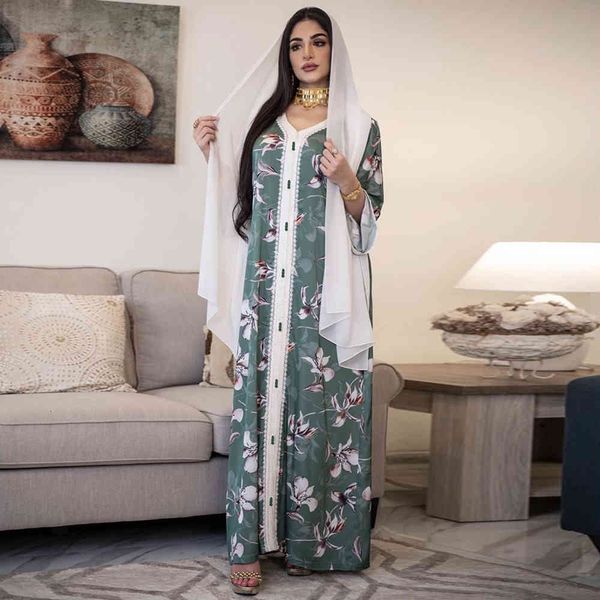 

casual dresses siskakia ethnic v neck ribbon maxi dress fall loose muslim jalabiya abaya full sleeve arabic islamic dubai clothes y6lw, Black;gray