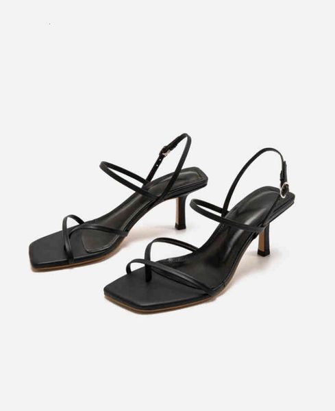 

sandals imcavasun verÃ£o sandÃ¡lias femininas tanga toe voltar cinta gladiador de salto alto sapatos 115t, Black