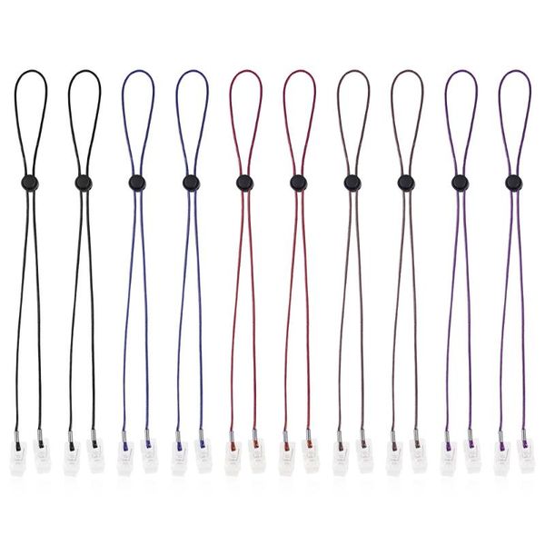 

table napkin onzon 10pcs adjustable bib holder clips flexible holders towel face covering lanyard neck strap