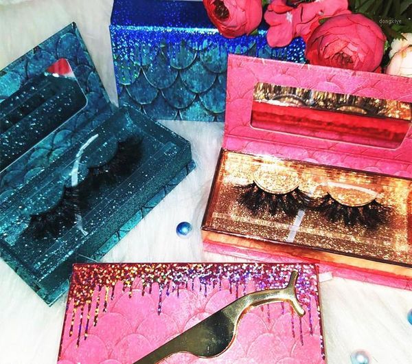 

lash boxes with mirror wholesale eyelash packaging est makeup empty case 25mm mink logo1